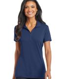 Port Authority L568    Ladies Cotton Touch   Perfo in Estate blue