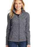 Port Authority L231    Ladies Digi Stripe Fleece J in Black