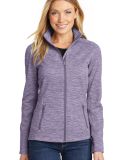 Port Authority L231    Ladies Digi Stripe Fleece J in Purple