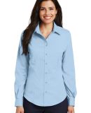 Port Authority L638    Ladies Non-Iron Twill Shirt in Sky blue