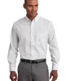 Port Authority TLS642    Tall Tattersall Easy Care Blue/Navy