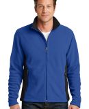 Port Authority F216    Colorblock Value Fleece Jac in True royal/blk