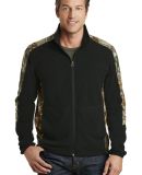 Port Authority F230C    Camouflage Microfleece Ful in Black/rt extra