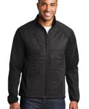 Port Authority J787    Hybrid Soft Shell Jacket in Deep black