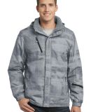 Port Authority J320    Brushstroke Print Insulated in Grey