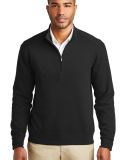 Port Authority K807    Interlock 1/4-Zip in Deep bk/cha he