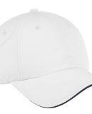 Port Authority C838    Dry Zone   Cap in White/cl navy
