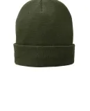 Port & Company CP90L Fleece-Lined Knit Cap in Olvdrabgn