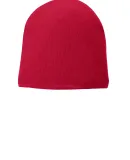 Port & Company CP91L Fleece-Lined Beanie Cap Athl Red