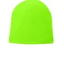 Port & Company CP91L Fleece-Lined Beanie Cap Neon Green