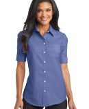 Port Authority L659    Ladies Short Sleeve SuperPr in Navy