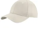 Port & Company C919 Unstructured Sandwich Bill Cap Oyster/White