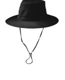 Port Authority C921 Lifestyle Wide Brim Hat in Black