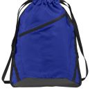 Port Authority BG616    Zip-It Cinch Pack in True royal/blk