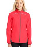 Port Authority L345    Ladies Zephyr Reflective Hi in Hot cor/gry st