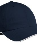 Port Authority C852    Sandwich Bill Cap in Navy/white