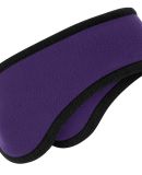 Port Authority C916    Two-Color Fleece Headband in Purple