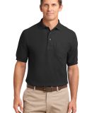 Port Authority TLK500P    Tall Silk Touch Polo wit in Black