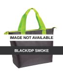 Port Authority BG400    Splash Zippered Tote Black/Dp Smoke