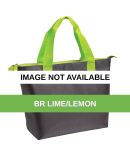 Port Authority BG400    Splash Zippered Tote Br Lime/Lemon