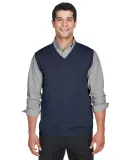 D477 Devon & Jones V-Neck Vest NAVY