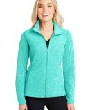 Port Authority L235    Ladies Heather Microfleece  in Aqua green hea