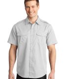 Port Authority S648    Stain-Release Short Sleeve  in White