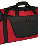 Port Authority BG1050    Medium Two-Tone Duffel in Red/black