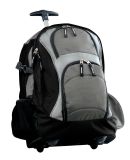 Port Authority BG76S    Wheeled Backpack in Drk grey/black