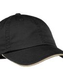 Port Authority LC830    Ladies Sandwich Bill Cap w Black/Khaki