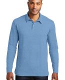 Port Authority K577LS    Long Sleeve Meridian Cott in Blue skies