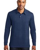 Port Authority K577LS    Long Sleeve Meridian Cott in Estate blue