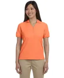 D100W Devon & Jones Ladies’ Pima Pique Short-Sle TANGERINE