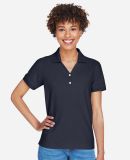 D100W Devon & Jones Ladies’ Pima Pique Short-Sle in Navy