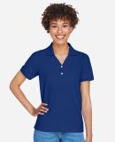 D100W Devon & Jones Ladies’ Pima Pique Short-Sle in True royal