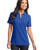 Port Authority L800    Ladies EZCotton Pique Polo in Cobalt blue