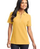 Port Authority L800    Ladies EZCotton Pique Polo in Maize yellow