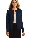 Port Authority LSW287    Ladies Cardigan Sweater in Navy