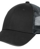 Port Authority C818    Double Mesh Snapback Sandwi in Blk/silver