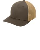 Port Authority C812    Flexfit   Mesh Back Cap in Brwn/khaki