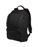 Port Authority BG200    Cyber Backpack in Black/red