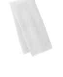 Port Authority TW59    Waffle Microfiber Fitness T in White