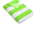 Port Authority PT43 Port & Company   Cabana Stripe in Bright lime