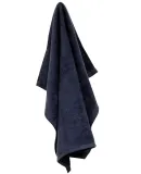 Carmel Towel Company C1518 Velour Hemmed Towel in Navy