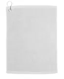 Carmel Towel Company C1518GH Velour Hemmed Towel w White