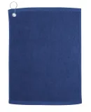 Carmel Towel Company C1518GH Velour Hemmed Towel w Navy