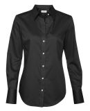 Calvin Klein 13CK030 Women's Non-Iron Dobby Pindot Black