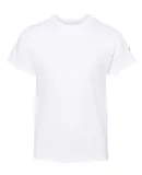 Champion T435 Youth Short Sleeve Tagless T-Shirt White