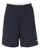 Champion 8180 9" Inseam Cotton Jersey Shorts with  Navy