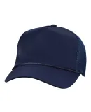 Valucap 8804H Five-Panel Trucker Cap Navy